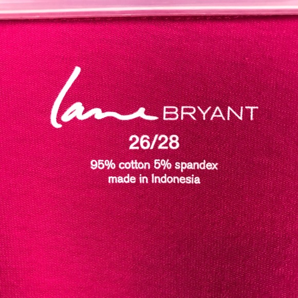 Lane Bryant 26/28 Long Sleeve V-neck Pink T-Shirt - Picture 7 of 16